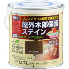 【00001-08905】アトムペイント 水性ウッドエバープロテクト 0.7L オールナット