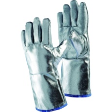 【H115AS238-W2-9】JUTEC 耐熱手袋 アルミナイズドシリコン L