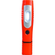 【LED/360】GROZ 充電式LEDハンドライト 360度回転 オレンジ 400Lm