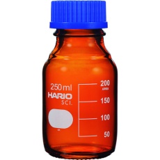 【NBB-250-SCI】HARIO 耐熱ねじ口瓶(茶) 250ml