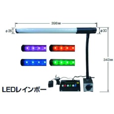 【LED3300】NOGA LEDレインボー 80kgf.オンオフマグネット付