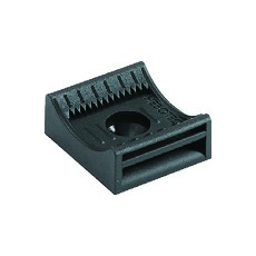 【3011-004】HEBOTEC フックアンドループバンド20mm幅 ベース固定具 ケーブル径8-35mm M4・M5ねじ止め 10個入り