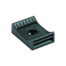 【3011-006】HEBOTEC フックアンドループバンド20mm幅 ベース固定具 ケーブル径10-60mm M4・M5ねじ止め 10個入り