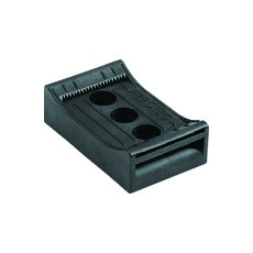【3011-010】HEBOTEC フックアンドループバンド30mm幅 ベース固定具 ケーブル径20-100mm M6ねじ止め 10個入り