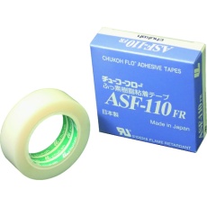【ASF110FR23X19X5】チューコーフロー フッ素樹脂(テフロンPTFE製)粘着テープ ASF110FR 0.23t×19w×5m