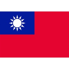 【406403】東京製旗 卓上旗(16×24cm)台湾
