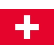 【406341】東京製旗 卓上旗(16×24cm)スイス