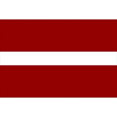 【406832】東京製旗 卓上旗(16×24cm)ラトビア