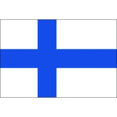 【406643】東京製旗 卓上旗(16×24cm)フィンランド