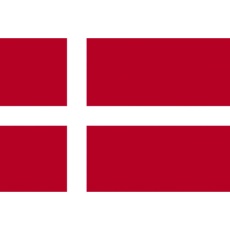 【406461】東京製旗 卓上旗(16×24cm)デンマーク