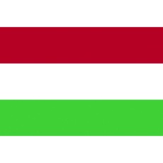 【406614】東京製旗 卓上旗(16×24cm)ハンガリー