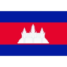 【416209】東京製旗 国旗No.1(70×105cm) カンボジア