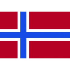 【416581】東京製旗 国旗No.1(70×105cm) ノルウェ-