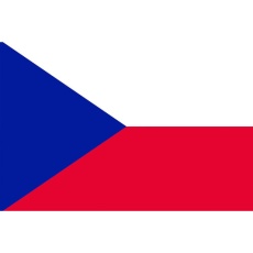 【416421】東京製旗 国旗No.1(70×105cm) チェコ