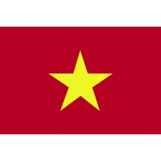 【426661】東京製旗 国旗No.2(90×135cm) ベトナム