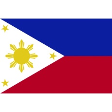 【426642】東京製旗 国旗No.2(90×135cm) フィリピン
