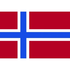 【426581】東京製旗 国旗No.2(90×135cm) ノルウェ-