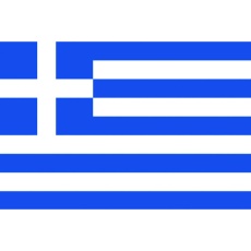 【426225】東京製旗 国旗No.2(90×135cm) ギリシャ