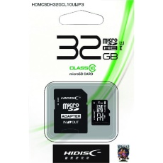 【HDMCSDH32GCL10UIJP3】ハイディスク マイクロSD32GB
