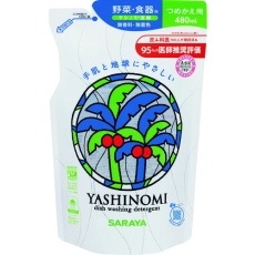 【30987】サラヤ 野菜・食器用中性洗剤 ヤシノミ洗剤詰替用 480ml