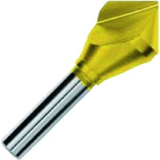 【WMSFTN25S12L78】ウォーターミルズ 1枚刃 カウンターシンク90°25dxL78 Hss-5Co TiN