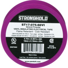 【ST17-075-66VI】ストロングホールド StrongHoldビニールテープ 一般用途用 紫 幅19.1mm 長さ20m ST17-075-66VI