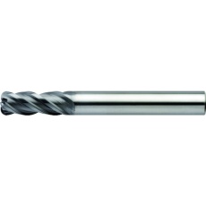 【CXERS4120-04-300】ユニオンツール 4枚刃不等分割不等リード高能率ラジアスエンドミル 外径12×コーナー半径R0.4×刃長30×全長100