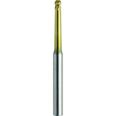 【HTNRS4010-023028】ユニオンツール 4枚刃テーパネックラジアスエンドミル 外径1×コーナー半径R0.2×首部テーパ角1.4°×刃長1×首下長30