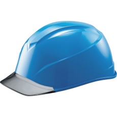 【123-JZV-V2-B1-J】タニザワ エアライトS搭載ヘルメット(透明バイザータイプ・溝付) 透明バイザー:グレー/帽体色:青