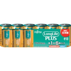 【LR20LP(6S)】富士通 アルカリ乾電池単1 Long Life Plus 6個パック