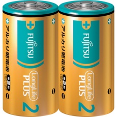 【LR14LP(2S)】富士通 アルカリ乾電池単2 Long Life Plus 2個パック