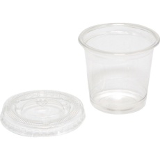 【004525000】HEIKO 透明カップ A-PET 1オンス 30ml フタセット