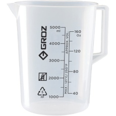 【JUG/5000G】GROZ オイル用ビーカー 5000ML