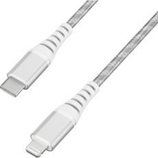 【ICCL-C10-S】IRIS 517585 高耐久USB-C to Lightningケーブル 1m シルバー