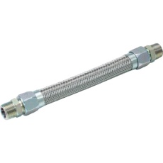 【S215-15AX1000L MXM SS400】テクノフレックス メタルタッチ式非溶接型フレキシブルホース S215-15Ax1000L オスxオスアダプター SS400