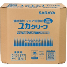 【51277】サラヤ フロア用洗浄剤ユカクリーン18kg八角BIB