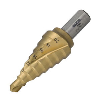 【MSB-20G】チタンコーティングステップドリル(ストレートシャンクタイプ)