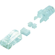 【VOL-RJ45PLG-6LBL】コーニング Cat6 RJ45モジュラープラグ (100個入)