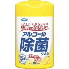 【433739】フマキラー アルコール除菌タオル100枚入