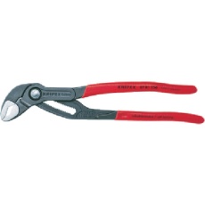 【8701-250】KNIPEX ウォーターポンププライヤー コブラ ソフトプラスチックハンドル 250mm