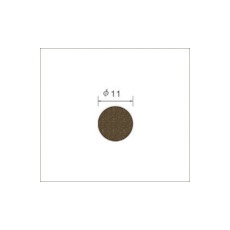 【64115】ナカニシ サンドペーパーディスク(100枚入)粒度240 基材:布 外径11mm