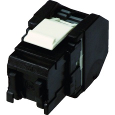 【VOL-OCK5E-U-BK】コーニング RJ45モジュラージャック ツールレスタイプ Cat5e 黒