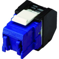 【VOL-OCK5E-U-BL】コーニング RJ45モジュラージャック ツールレスタイプ Cat5e 青