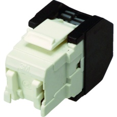 【VOL-OCK5E-UTP】コーニング RJ45モジュラージャック ツールレスタイプ Cat5e 白