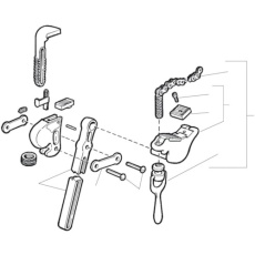 【32150】RIDGID トラニオン アッセン F/S-4A