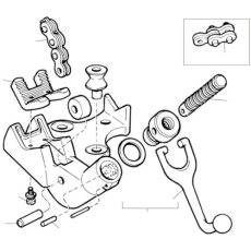 【41055】RIDGID E-2780 チェーンアッセン F/BC-410