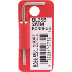 【BL2SB】ボンダス ボールポイント・L-レンチ ショート メッキ 2mm