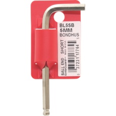 【BL5SB】ボンダス ボールポイント・L-レンチ ショート メッキ 5mm