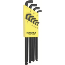 【SBLX10】ボンダス スタビー・ボールポイント・L-レンチ ロング インチ セット10本組(1/16-1/4)