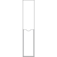 【046120】緑十字 責任者氏名標識 白無地タイプ 名120 150×30mm 名札差込式 エンビ